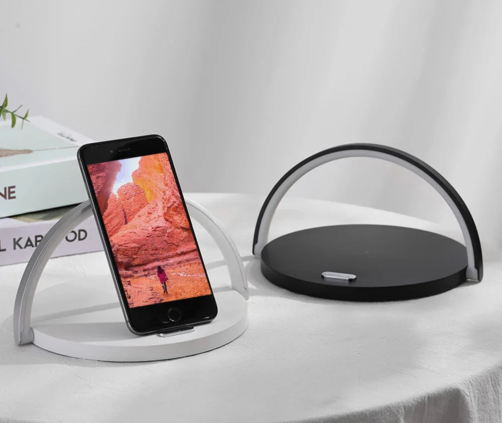 Fast Qi Wireless Charger Table Lamp - Trendzy Cart