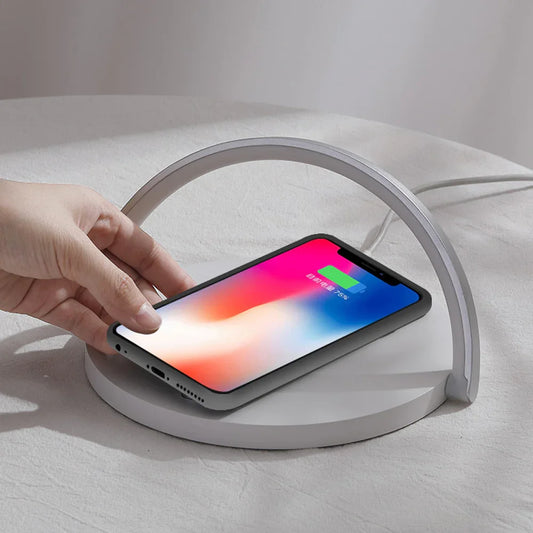 Fast Qi Wireless Charger Table Lamp - Trendzy Cart