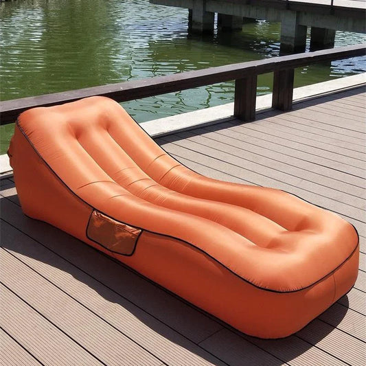 Camping Sofa Inflatable Sofa Portable Air Bed Outdoor Airbed Casual Beach Recliner Floatation Bed - Trendzy Cart