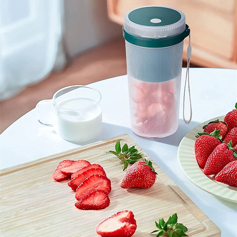 Multi-Function Portable Blender Electric Juicer Cup Sports Bottle Fruit Blender USB Rechargeable Smoothie Blender Fruits Juicer Extractor - Trendzy Cart