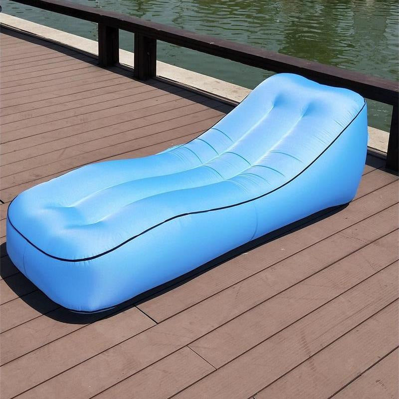 Camping Sofa Inflatable Sofa Portable Air Bed Outdoor Airbed Casual Beach Recliner Floatation Bed - Trendzy Cart