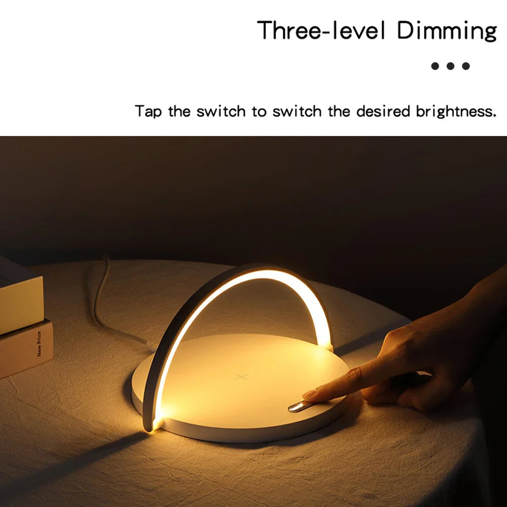 Fast Qi Wireless Charger Table Lamp - Trendzy Cart
