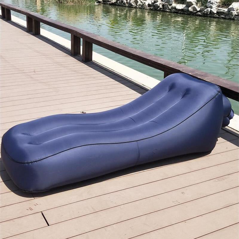 Camping Sofa Inflatable Sofa Portable Air Bed Outdoor Airbed Casual Beach Recliner Floatation Bed - Trendzy Cart