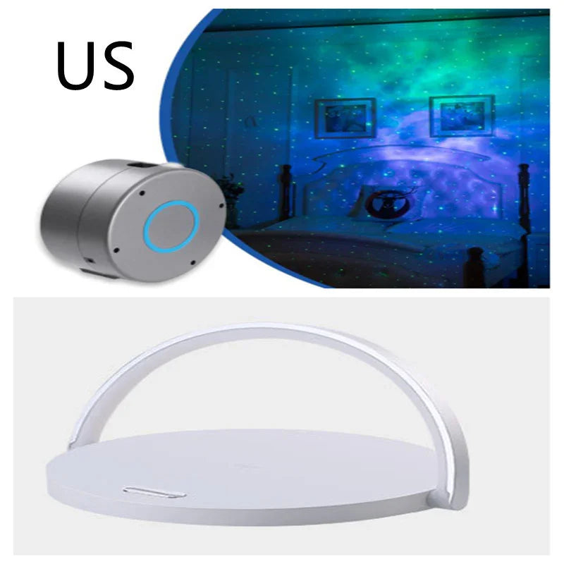 Fast Qi Wireless Charger Table Lamp - Trendzy Cart