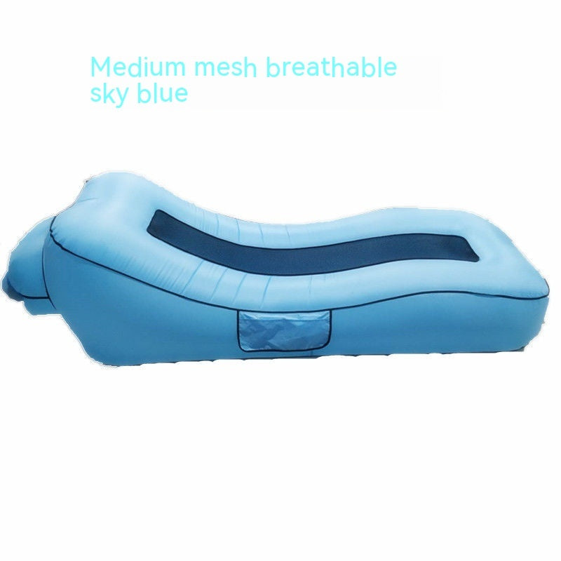 Camping Sofa Inflatable Sofa Portable Air Bed Outdoor Airbed Casual Beach Recliner Floatation Bed - Trendzy Cart
